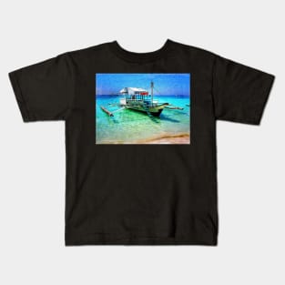 Pump Boat Philippines Kids T-Shirt